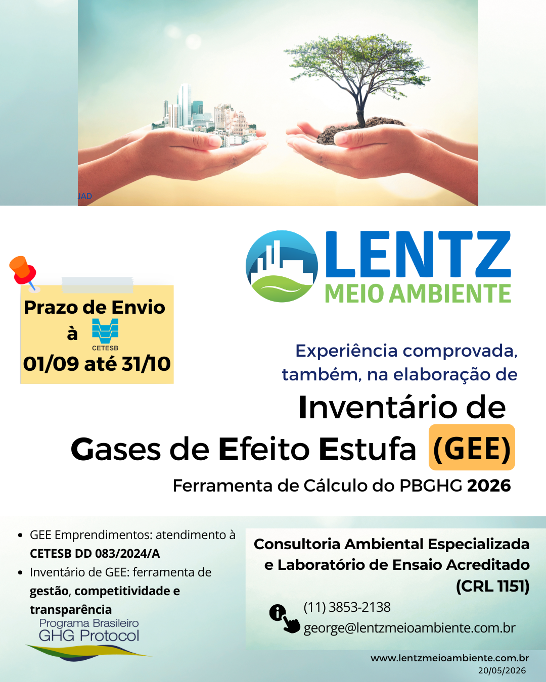 inventário de GEE - Lentz Meio Ambiente